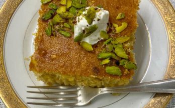 Sedef İybar’dan glutensiz portakallı bademli revani tarifi