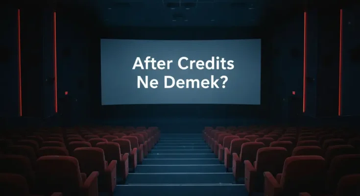 after credits nedir ne demek